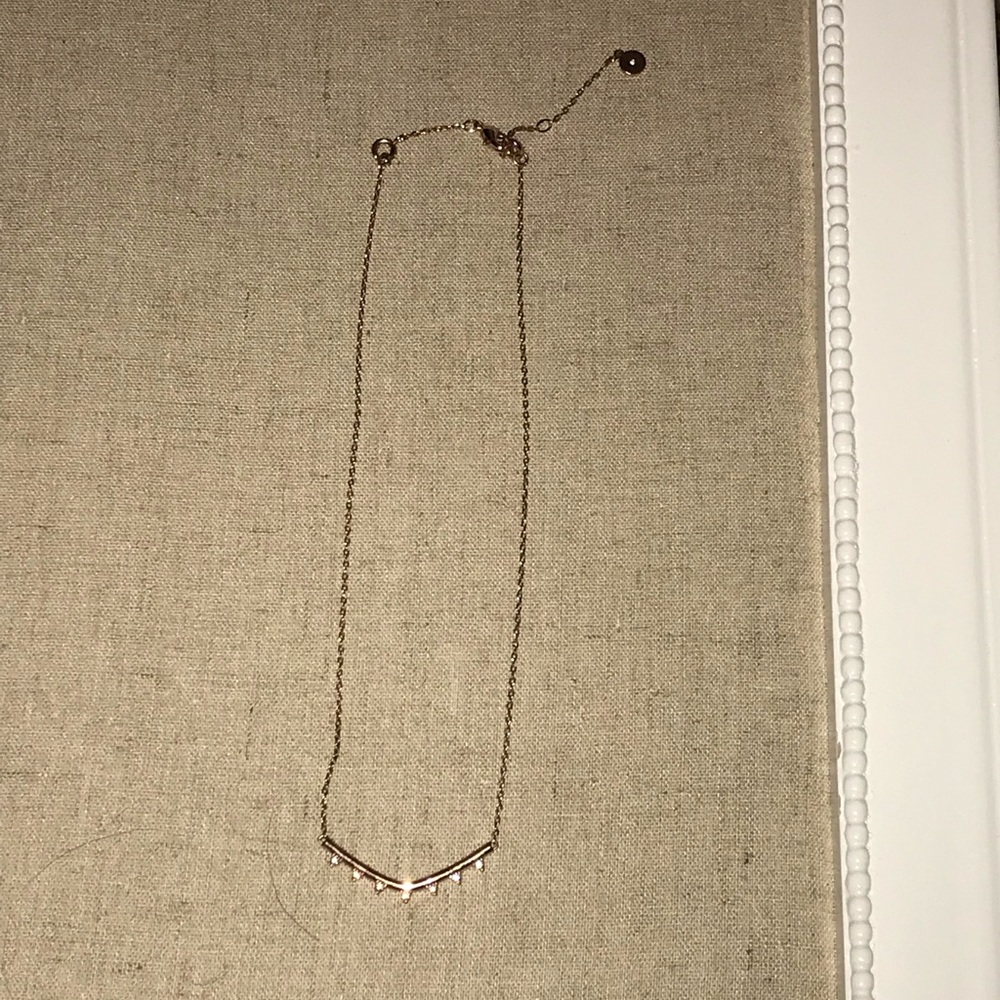 Rose gold necklace
